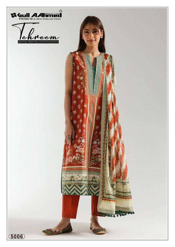 Gull aahmed tehreem vol- 5 salwar suit Kolkata textile market